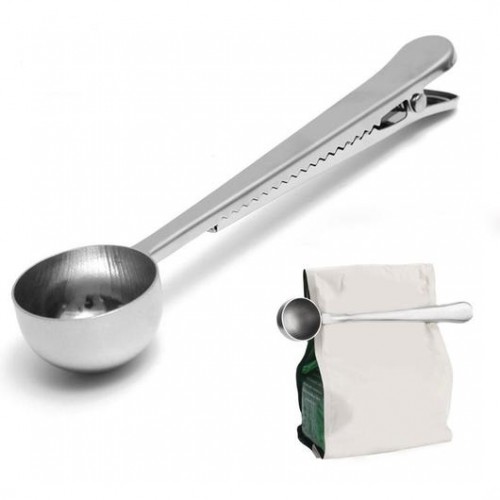Premiumline Stainless steel measuring cup with clip 